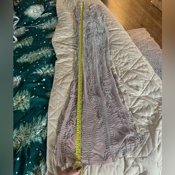 Mew Mews Silver Strapless Dress - Picture 11 of 15